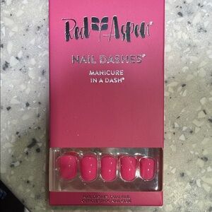 Red Aspen Pink glue-On Nails
